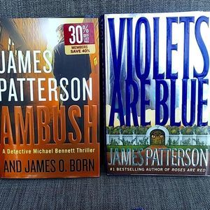 2 James Patterson hardcover books